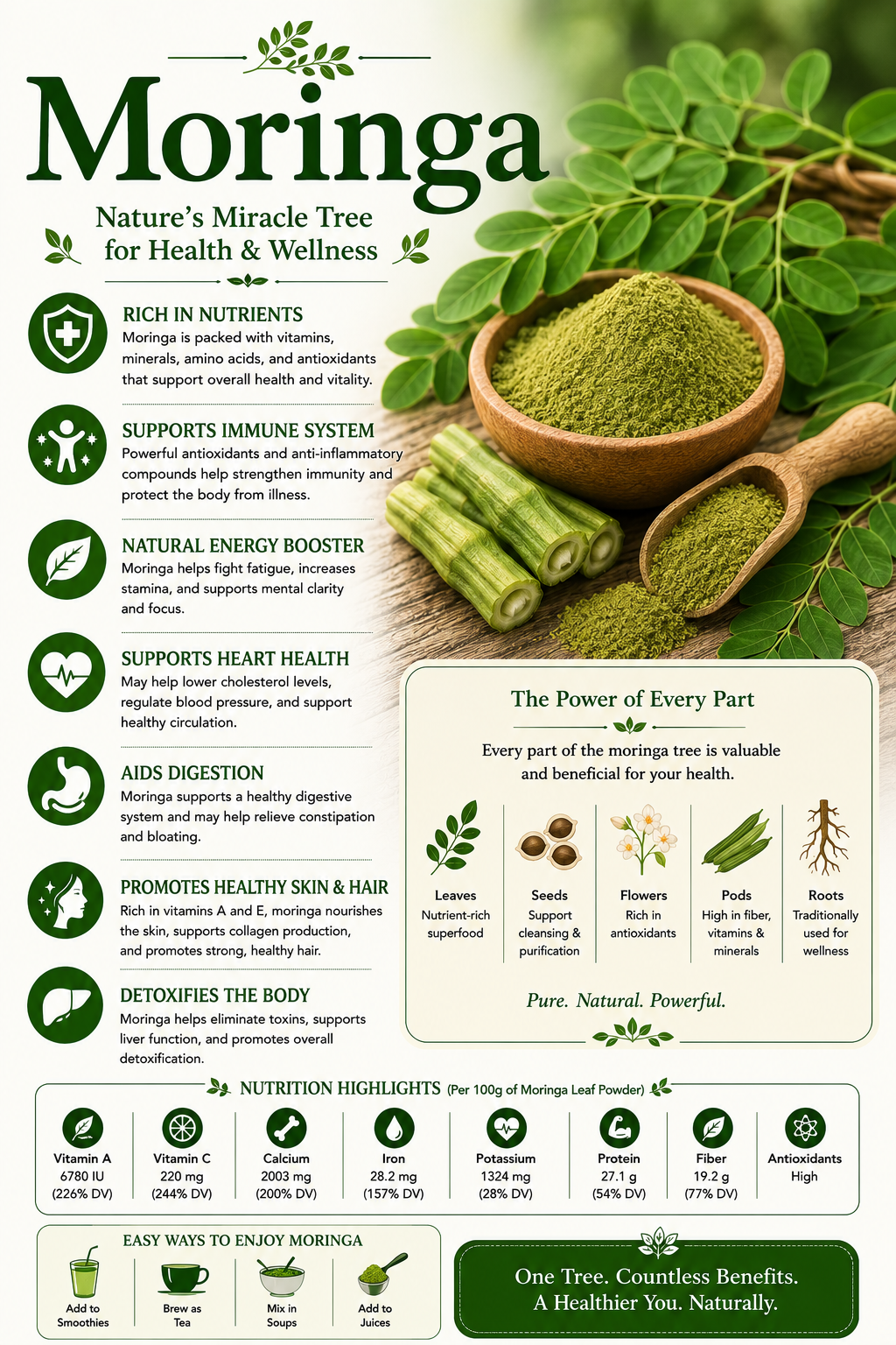 Moringa natural remedy benefits uses side effects and wellness guide