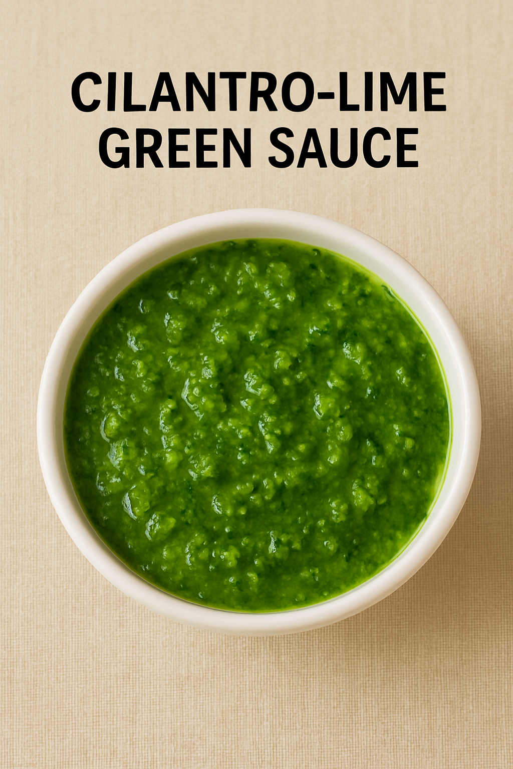 Cilantro-Lime Green Sauce