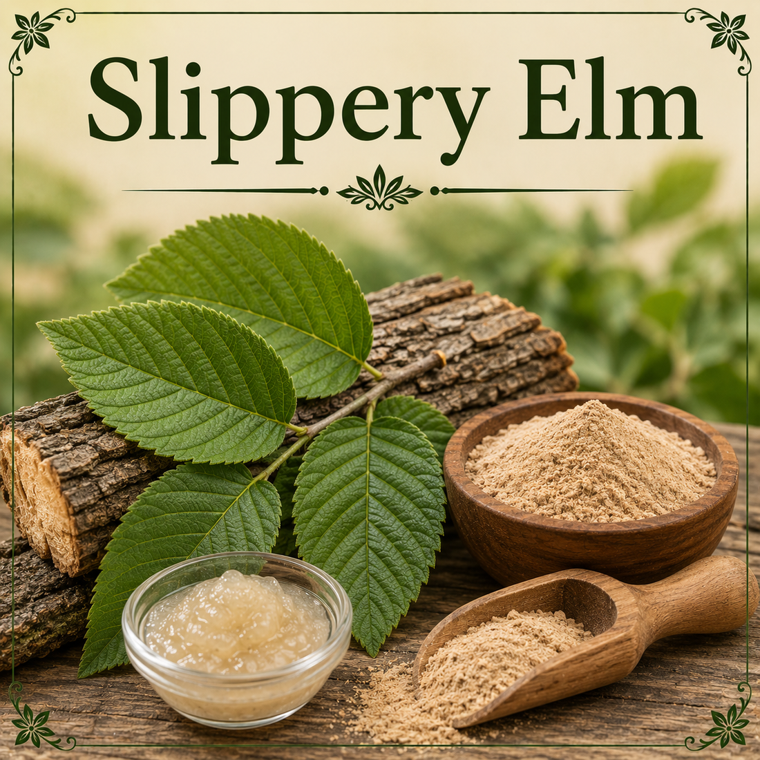 Slippery Elm benefits uses side effects digestive wellness throat support and gut health guide
