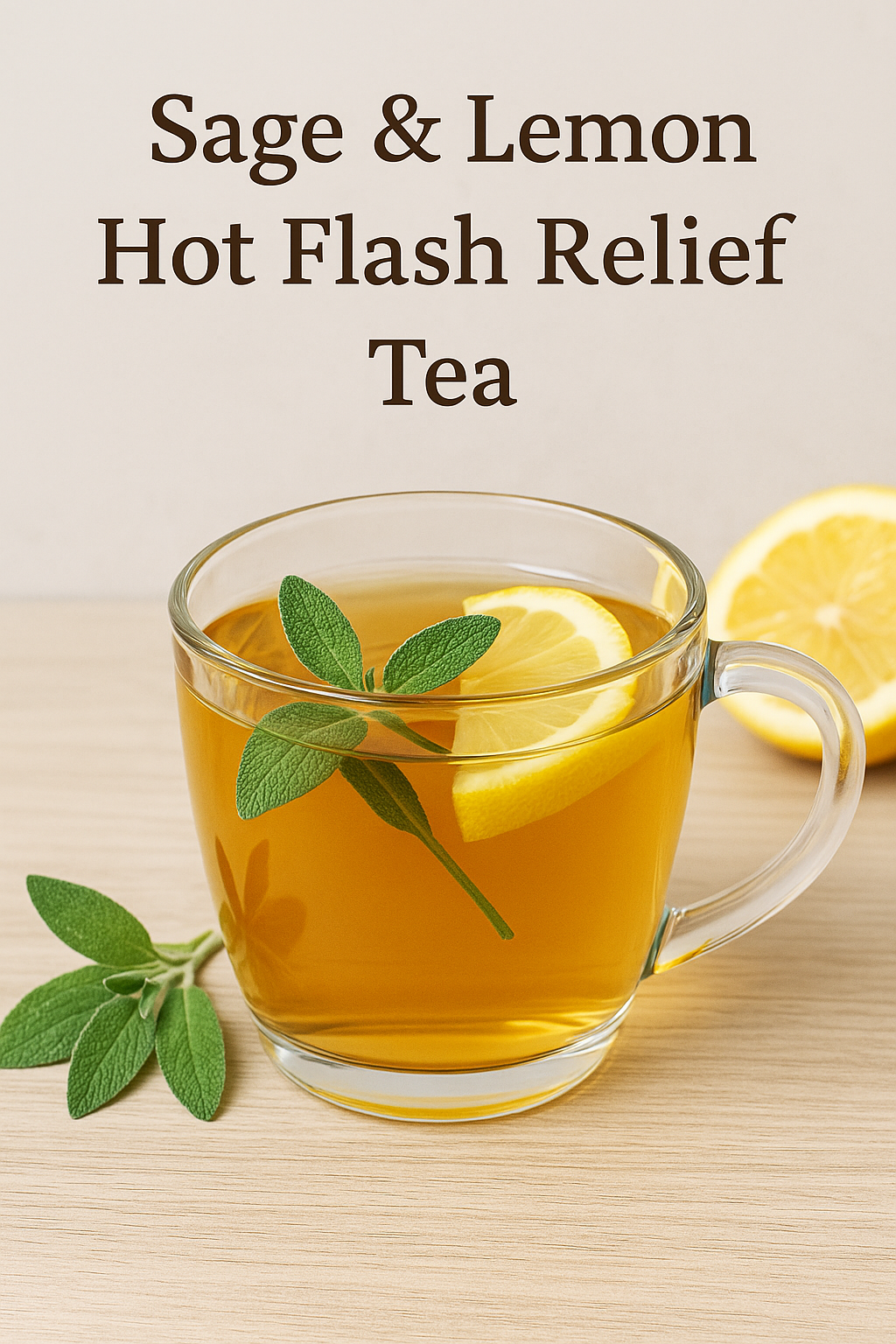 Sage & Lemon Hot Flash Relief Tea