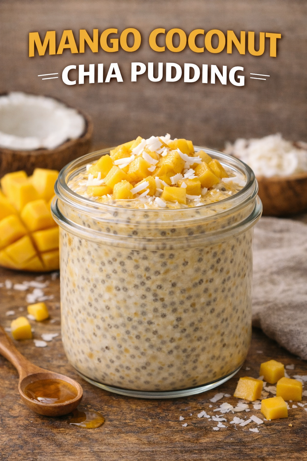 MANGO COCONUT CHIA PUDDING