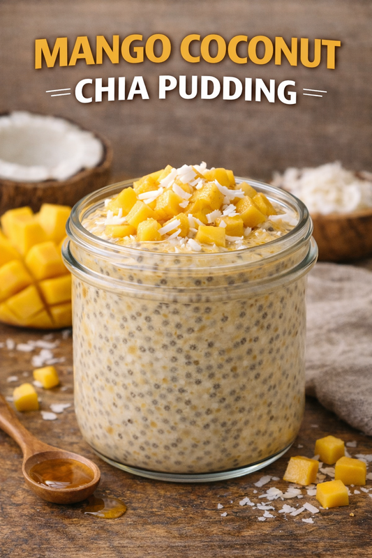 MANGO COCONUT CHIA PUDDING