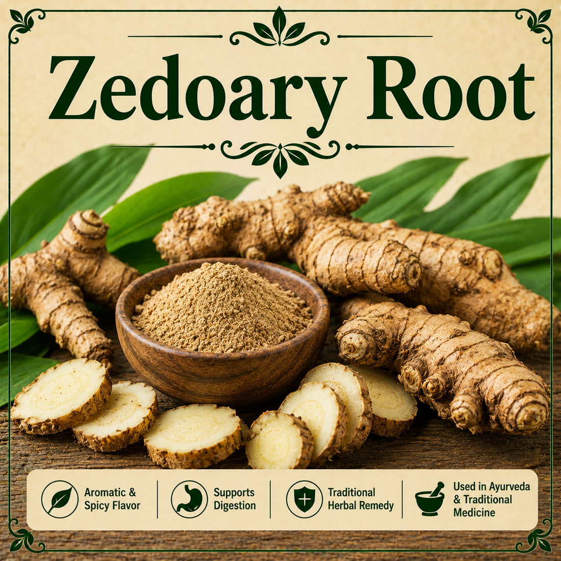 Zedoary Root benefits uses side effects digestive wellness antioxidant support and herbal wellness guide