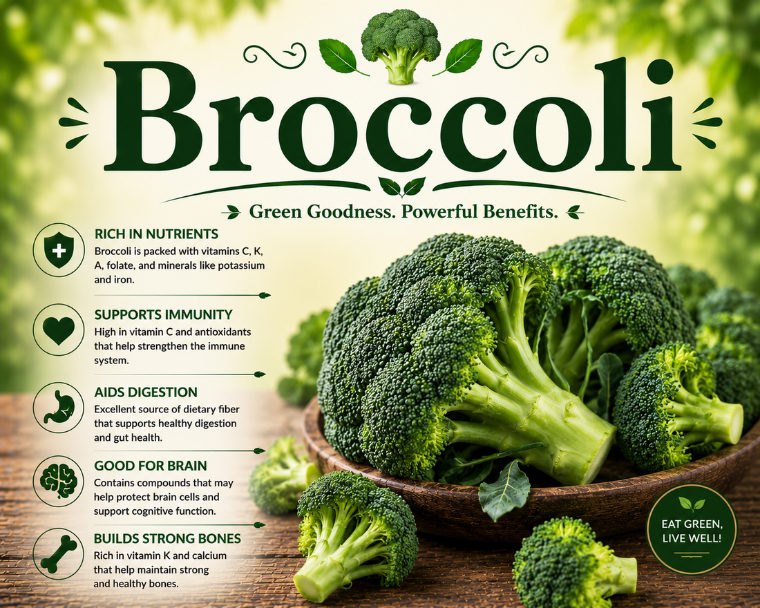 Broccoli Benefits, Nutrition, Uses & Wellness Guide
