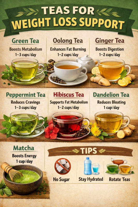 TEAS FOR WEIGHT LOSS SUPPORT