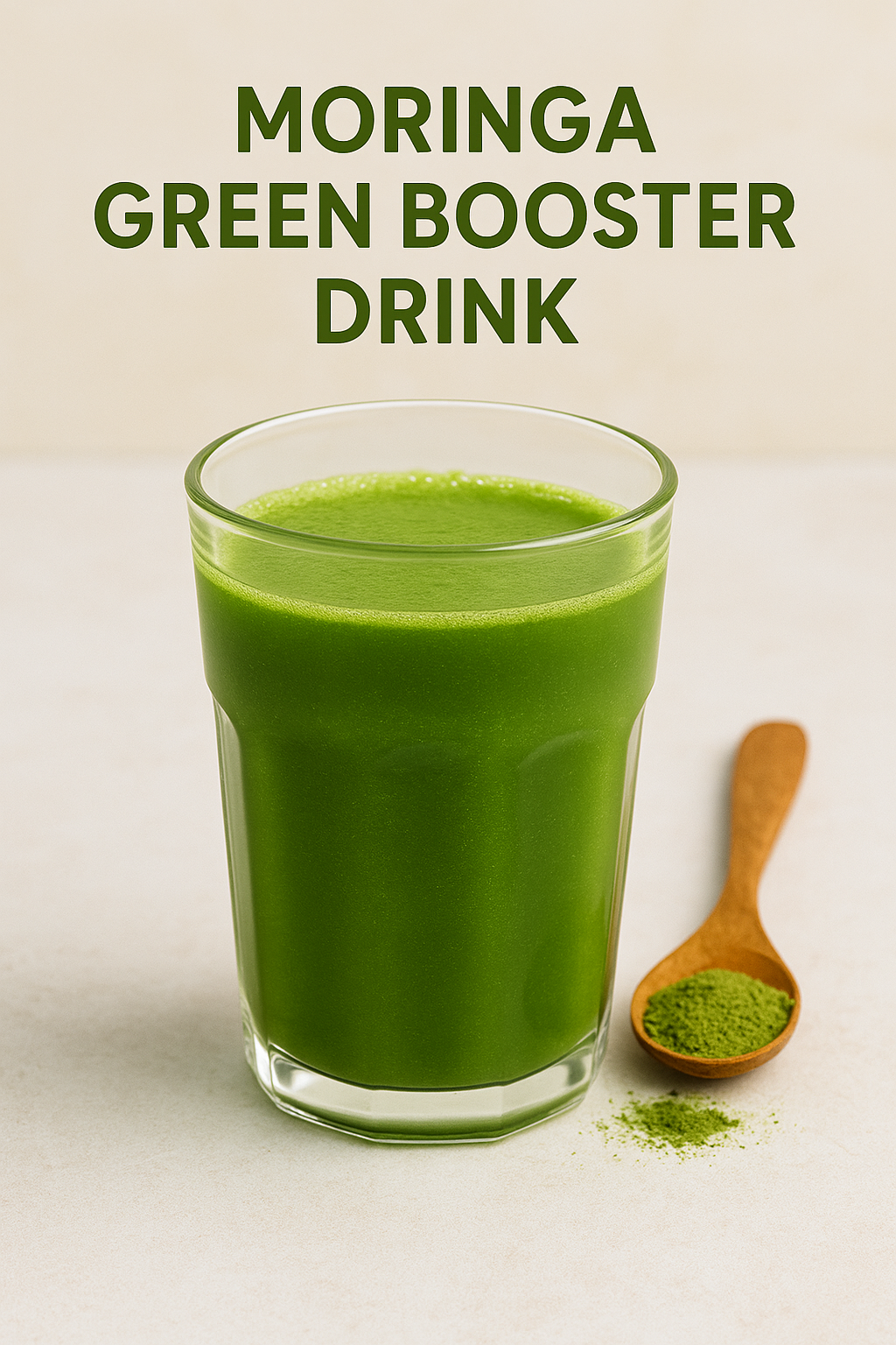 Moringa Green Booster Drink