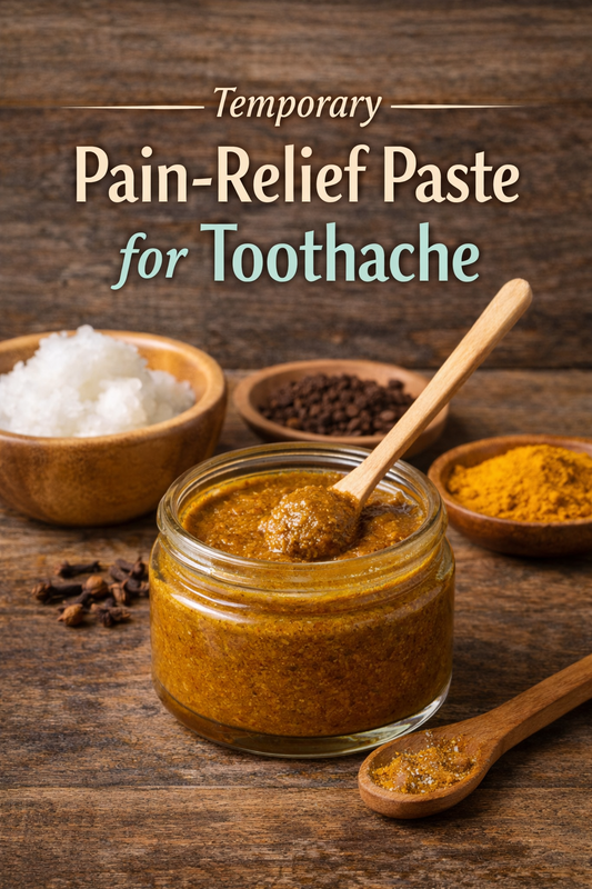 Temporary Pain-Relief Paste for Toothache