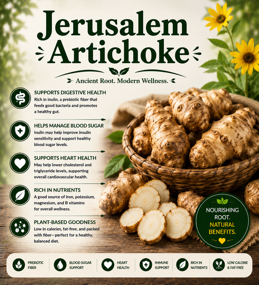 Jerusalem Artichoke Benefits, Nutrition, Uses & Wellness Guide