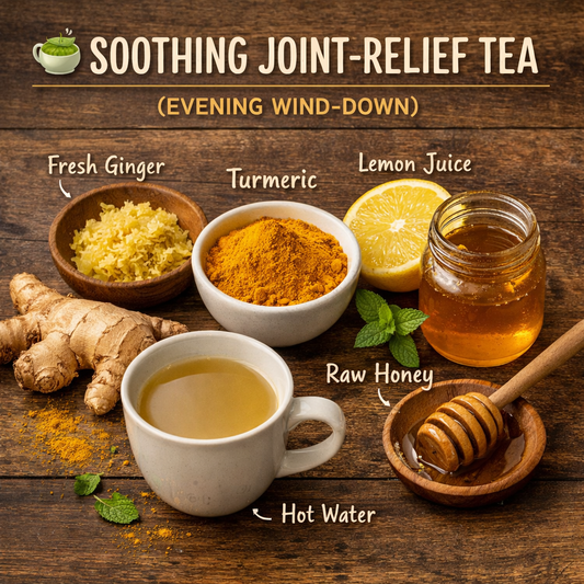 🍵 SOOTHING JOINT-RELIEF TEA (EVENING WIND-DOWN)