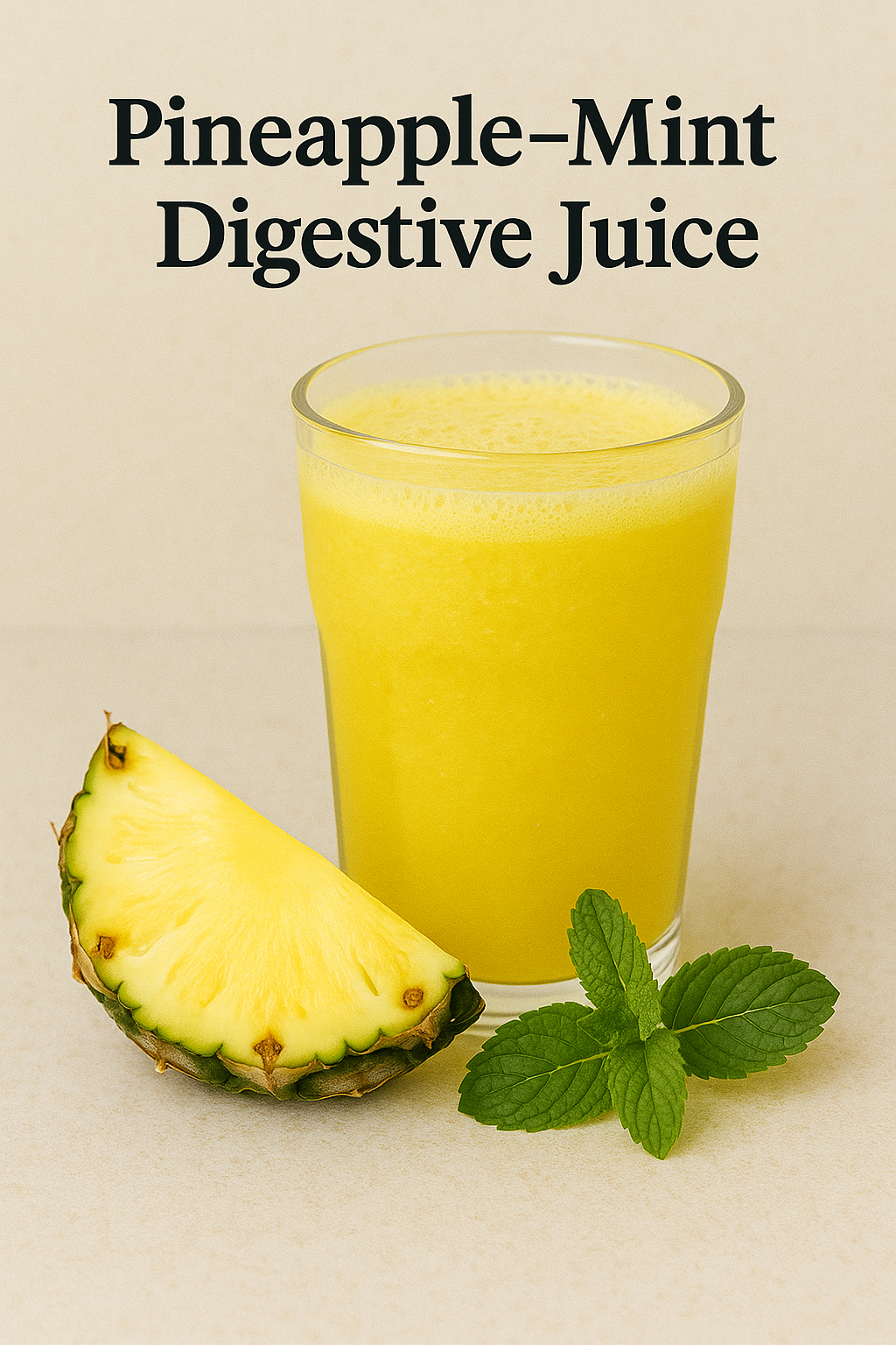 Pineapple–Mint Digestive Juice