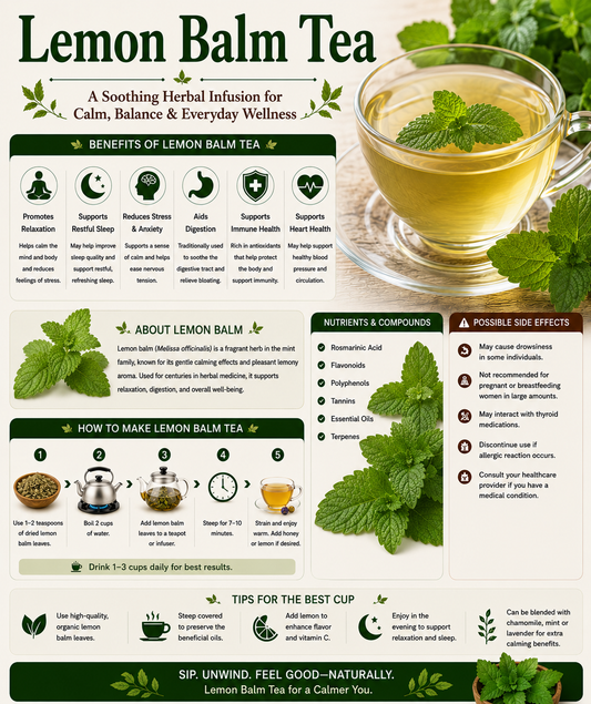 Lemon Balm Tea Benefits, Uses, Side Effects & How to Make Lemon Balm Tea at Home