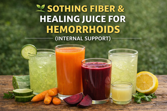 SOOTHING FIBER & HEALING JUICE FOR HEMORRHOIDS (INTERNAL SUPPORT)