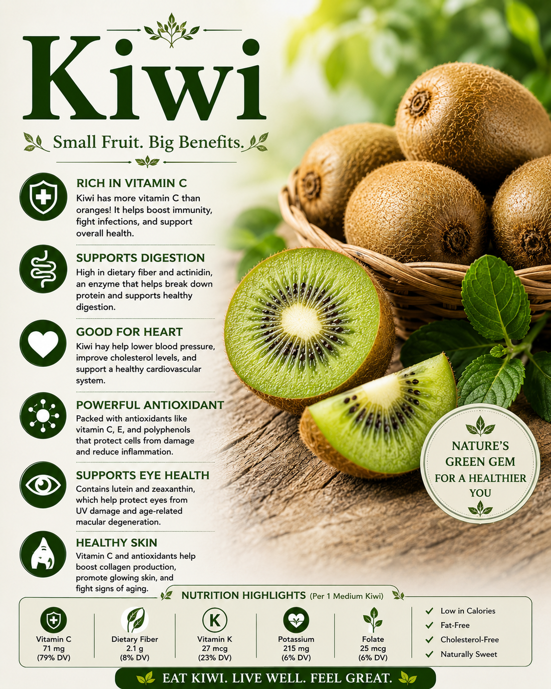 Kiwi: Benefits, Uses, Side Effects & How to Use It Safely