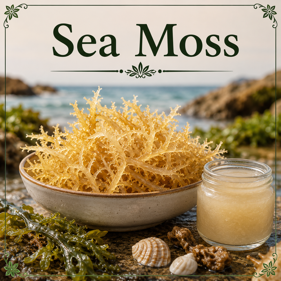 Sea Moss benefits uses side effects thyroid support digestive wellness and skin health guide