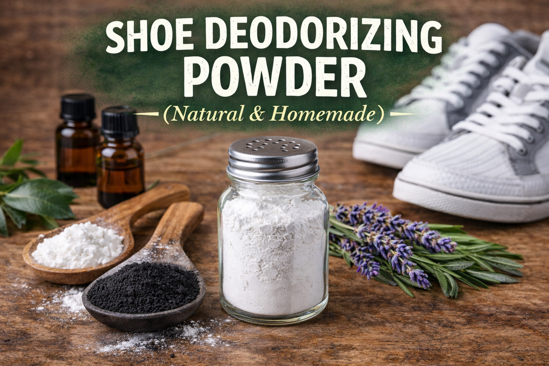 SHOE DEODORIZING POWDER (Natural & Homemade)