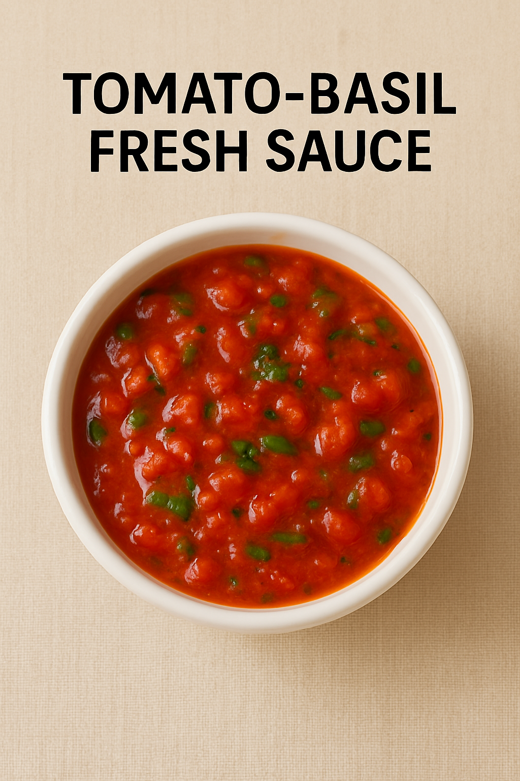 Tomato-Basil Fresh Sauce
