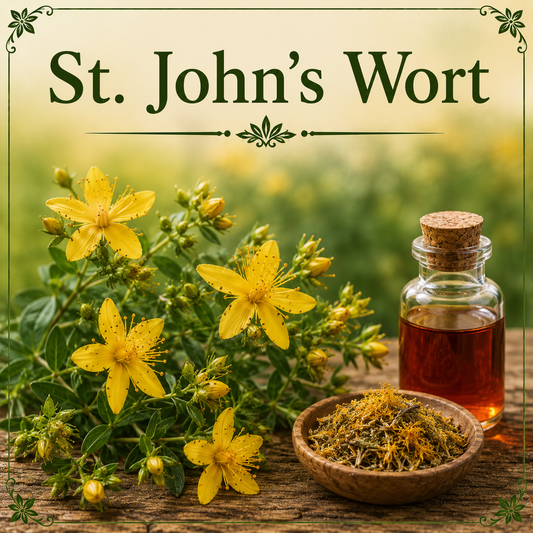 St. John's Wort benefits uses side effects mood support emotional wellness and herbal health guide