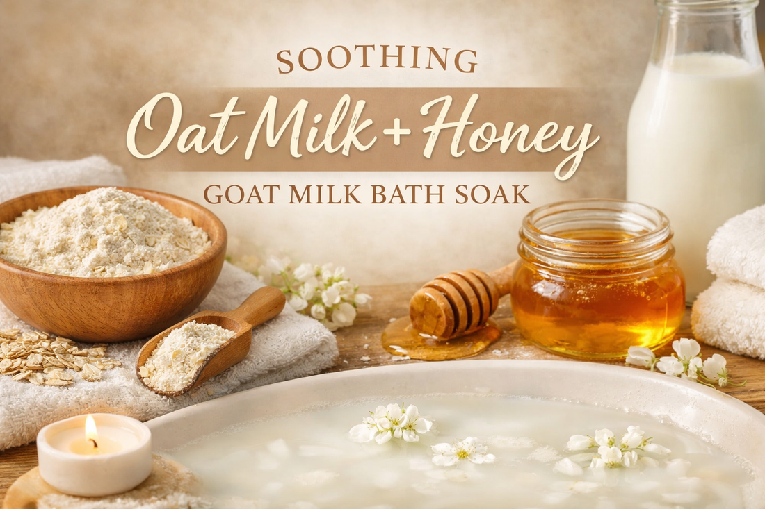 SOOTHING OAT MILK + HONEY GOAT MILK BATH SOAK