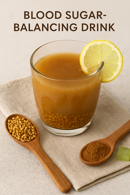 Blood Sugar–Balancing Drink (Diabetes Support Remedy)