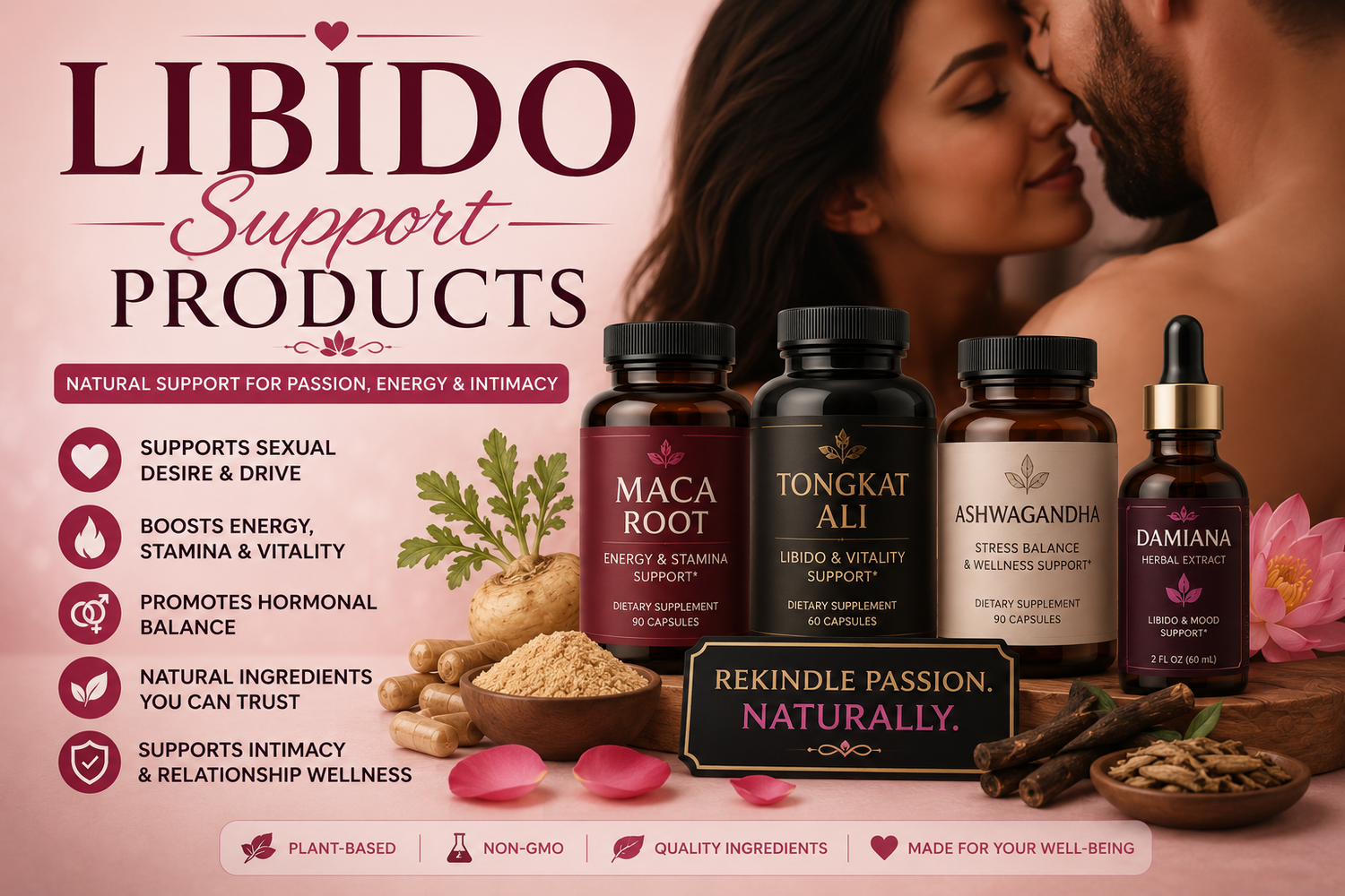 Libido Support Supplements | Natural Support for Sexual Wellness & Healthy Libido