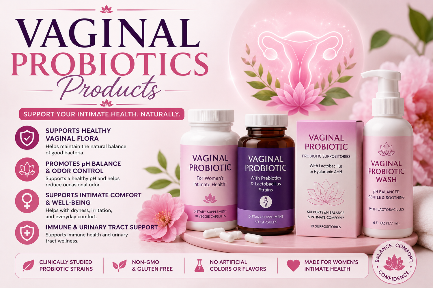 Vaginal Probiotics | Natural Support for Vaginal Health & Feminine Wellness
