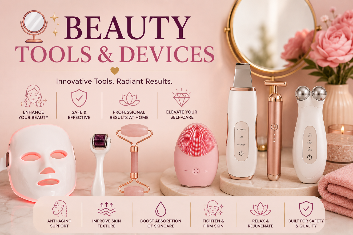 BEAUTY TOOLS & DEVICES | SKINCARE TOOLS FOR HEALTHY, RADIANT SKIN