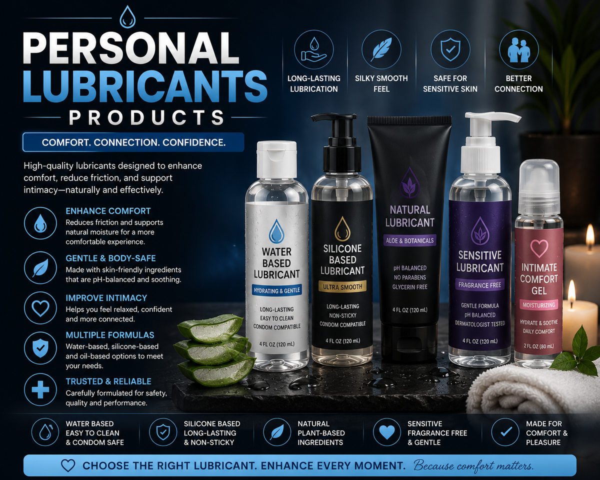 Personal Lubricants | Water-Based, Silicone & Intimate Wellness Products