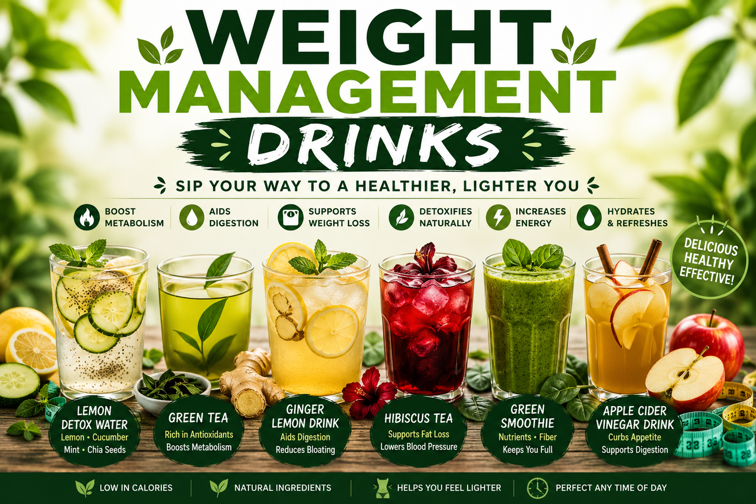 WEIGHT MANAGEMENT DRINKS