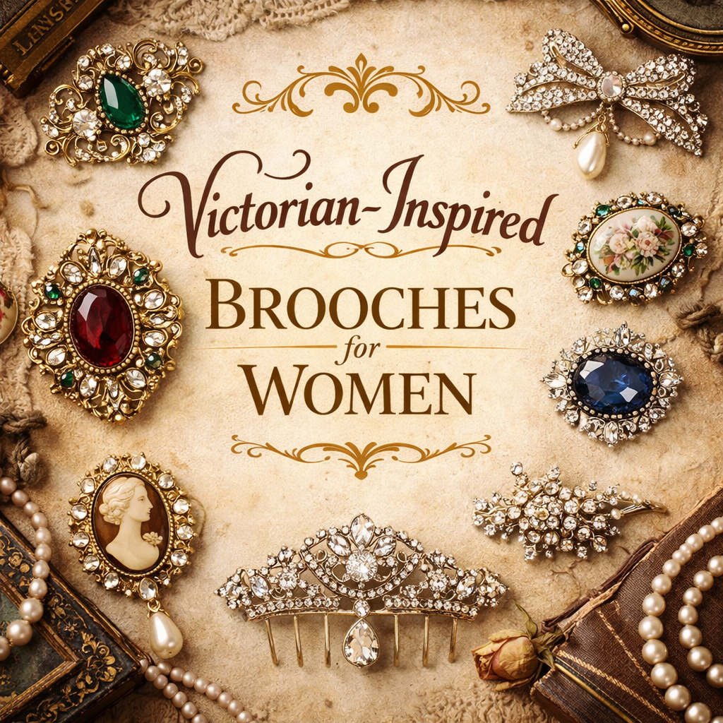 Victorian-Inspired Brooches for Women