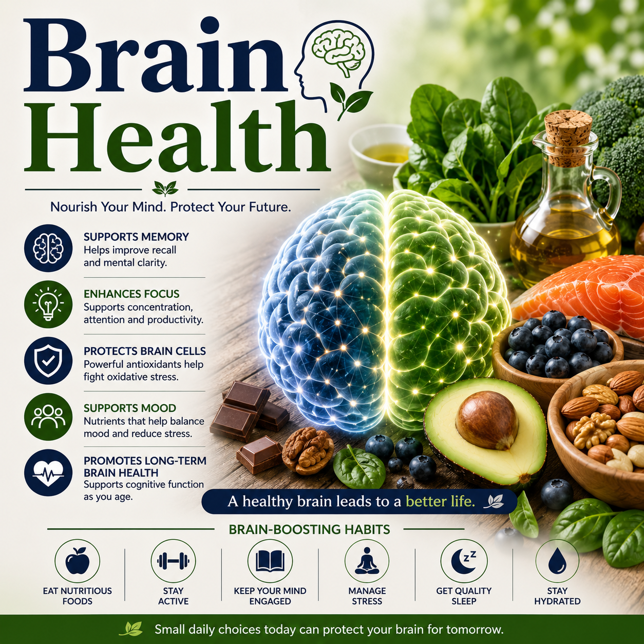 Brain Health Supplements | Natural Support for Memory, Focus & Cognitive Function