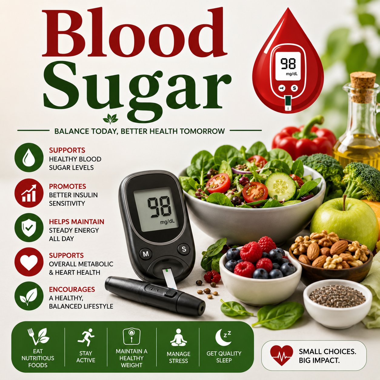 Blood Sugar Supplements | Natural Support for Healthy Glucose & Metabolic Health
