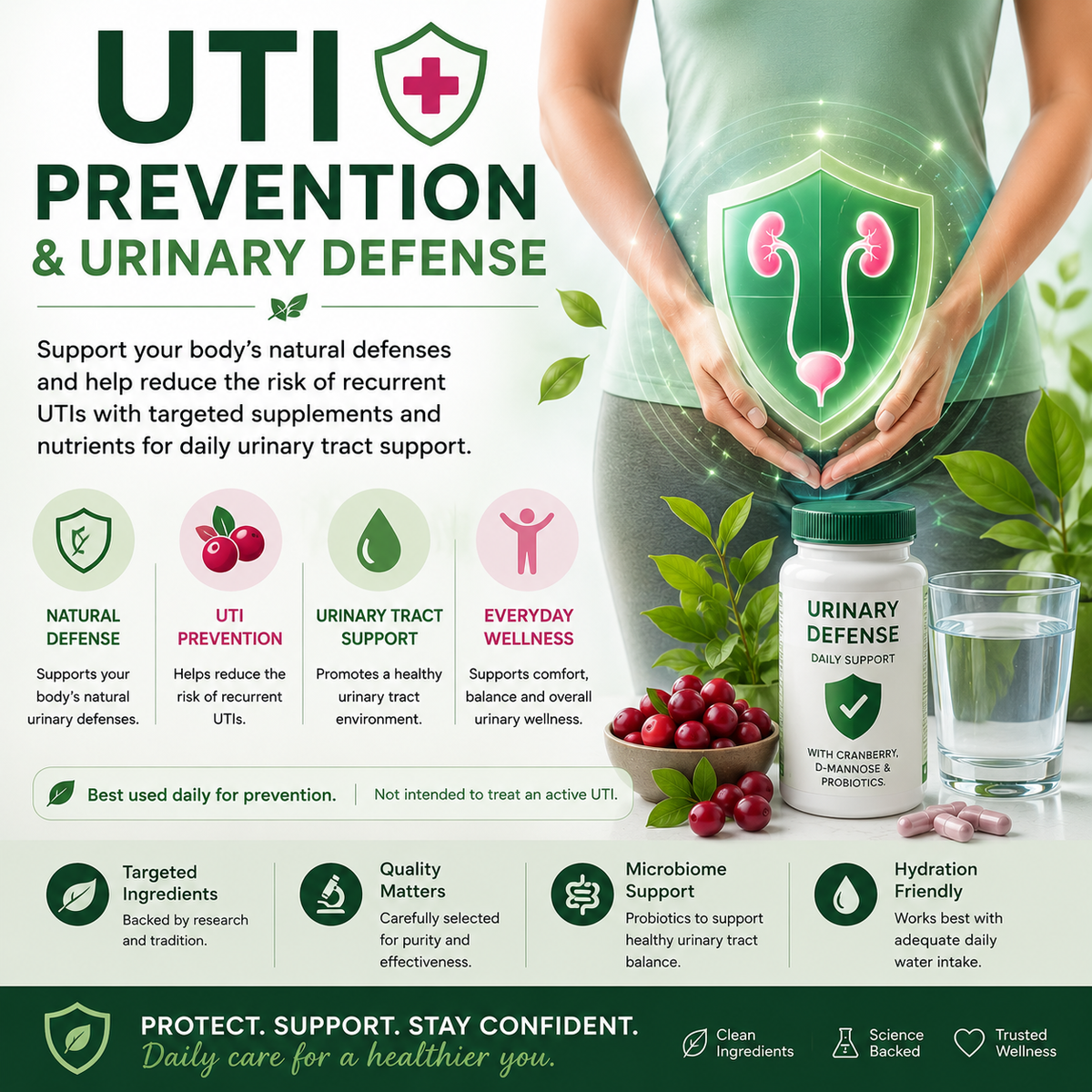 UTI Prevention & Urinary Defense