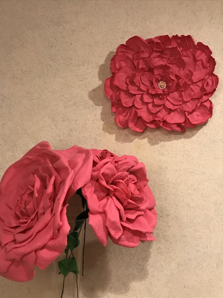 Large Fabric Flowers