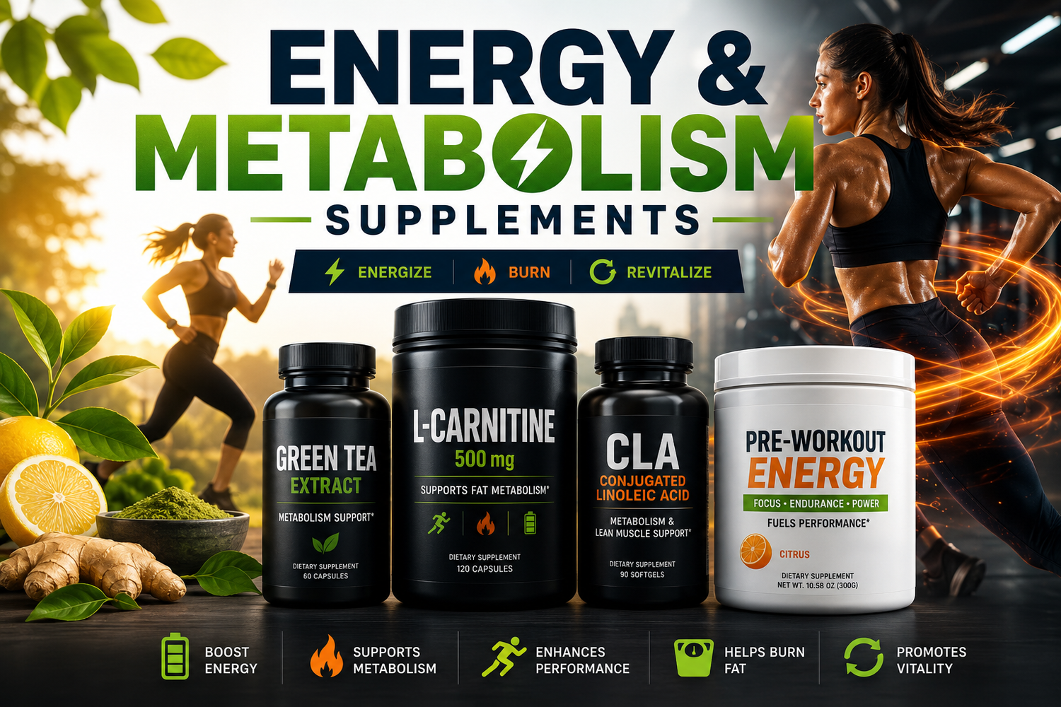ENERGY & METABOLISM SUPPLEMENTS