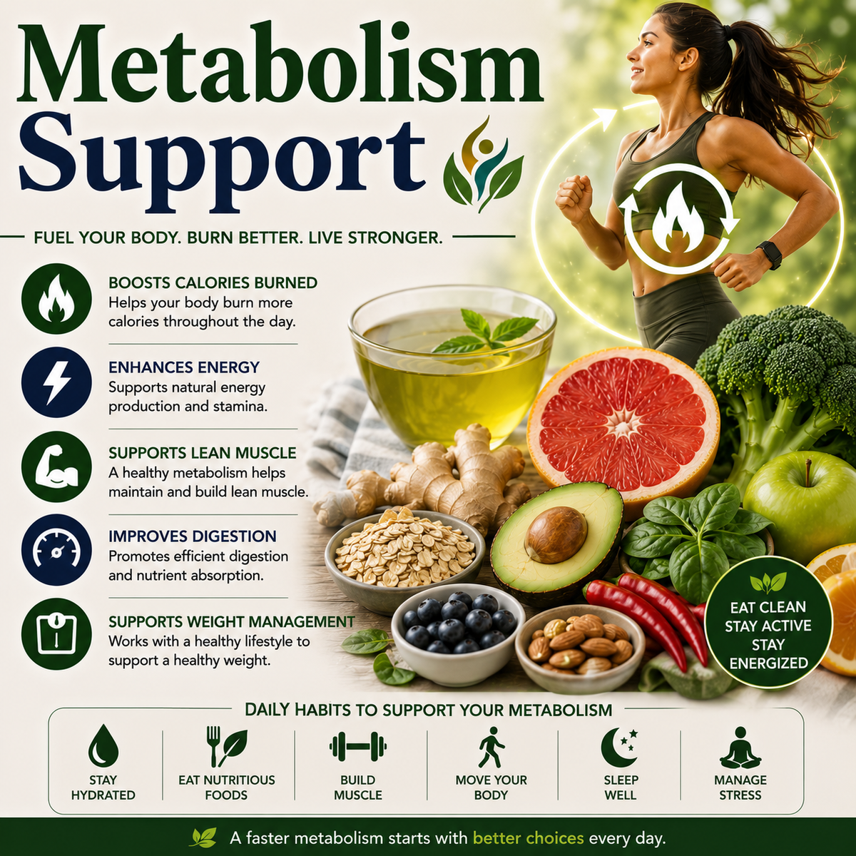 Metabolism Support Supplements | Natural Support for Healthy Metabolism