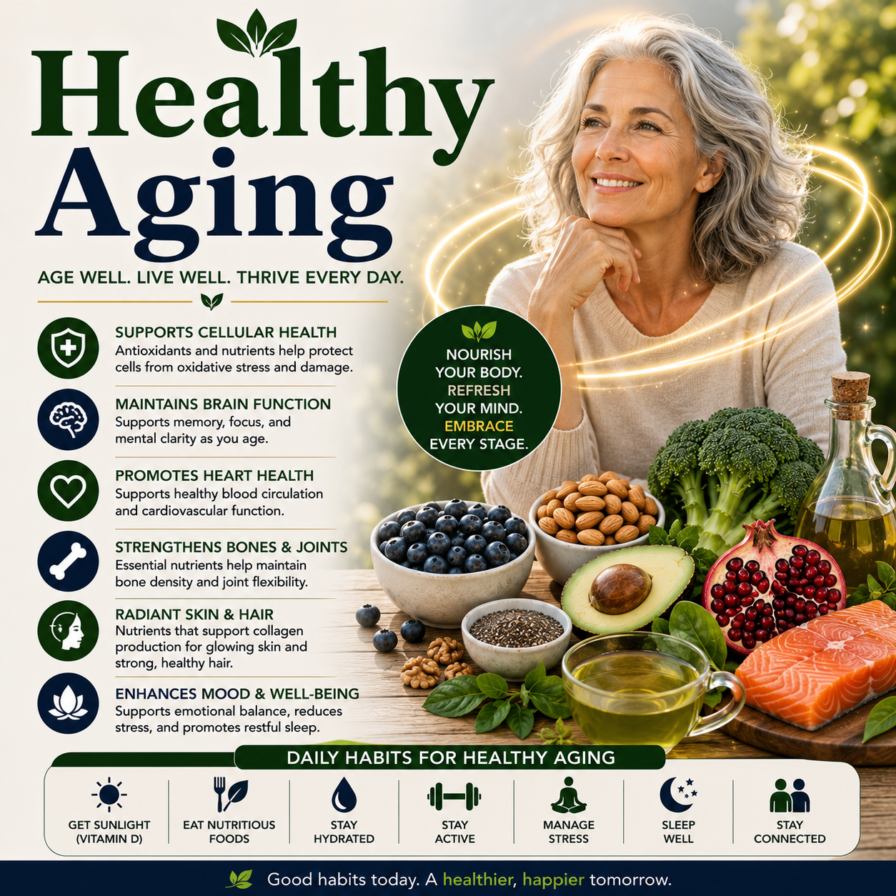 Healthy Aging Supplements | Natural Support for Longevity, Vitality & Cellular Health
