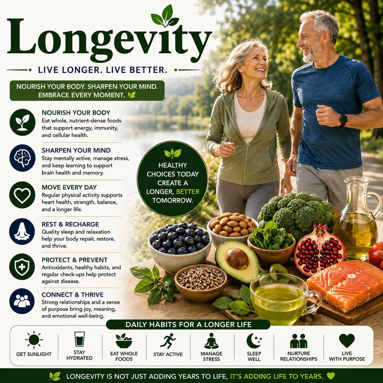 Longevity Supplements | Natural Support for Healthy Aging & Cellular Wellness