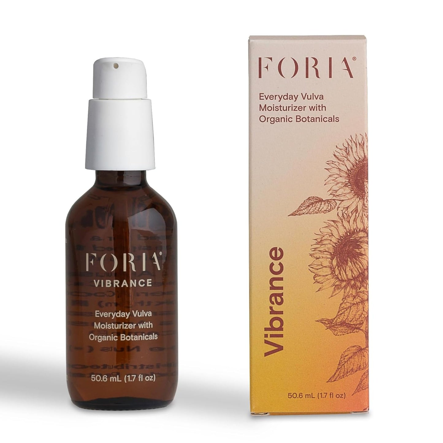 FORIA Everyday Vulva Moisturizer – Organic Hydrating Feminine Care with Aloe, Coconut & Vitamin E (1.7 oz)