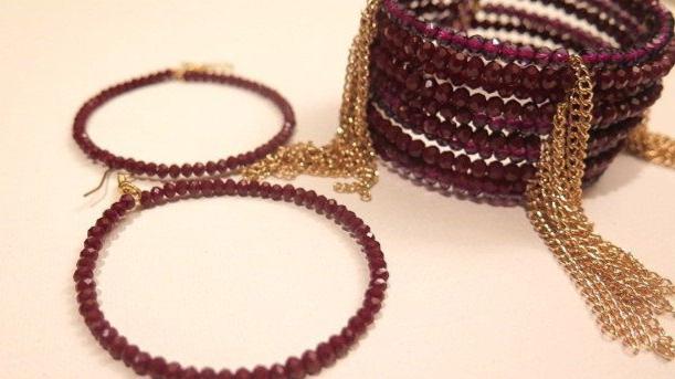 Amethyst jewelry set