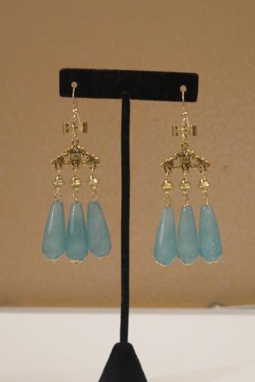 Aqua Inspired Blue Earring