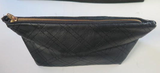 Black Leather Pouch bag