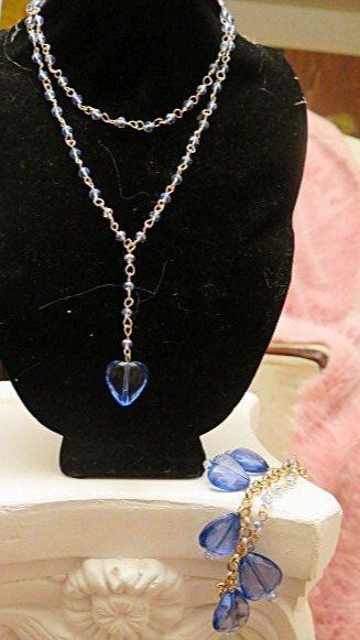 Blue Jewelry Set