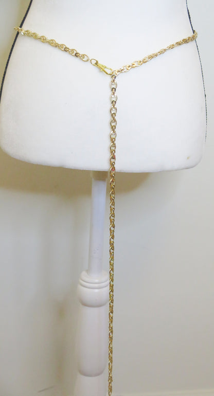 hunky gold chain belt for women