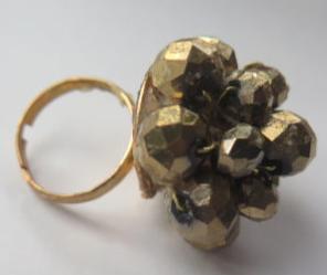 cluster Gold ring