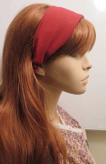 Deep Red Headband