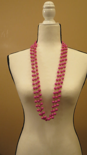 Fuchsia necklace