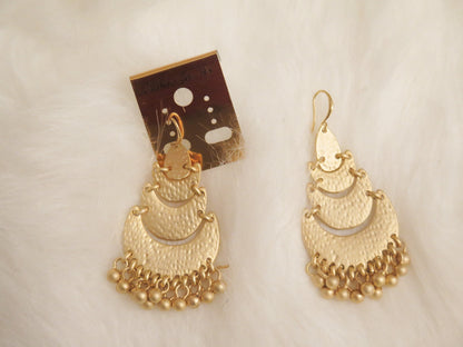 gold Chandelier statement earring for women