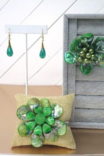 Green Jewelry set