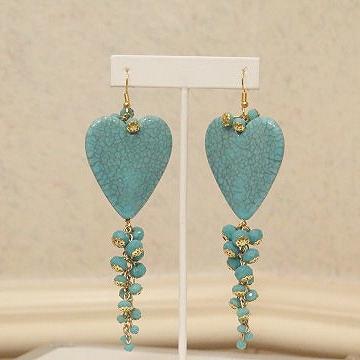 Heart-shape Cluster earring