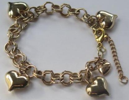 Heart Charm Bracelet